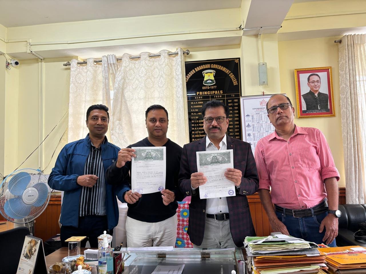 तादोङ कलेजमा कौशल विकास शुरु गर्न निजी कम्पनीसँग सहकार्य