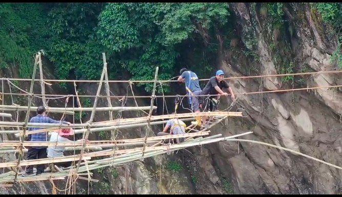 डिजिटल अभिलेखीकरण हुँदै परम्परागत बेतको पुल